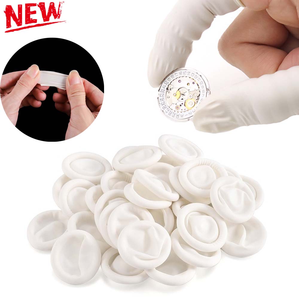 Latex Disposable Glove - 100/50/30 шт. одноразовые безпудренные промышленные электронные