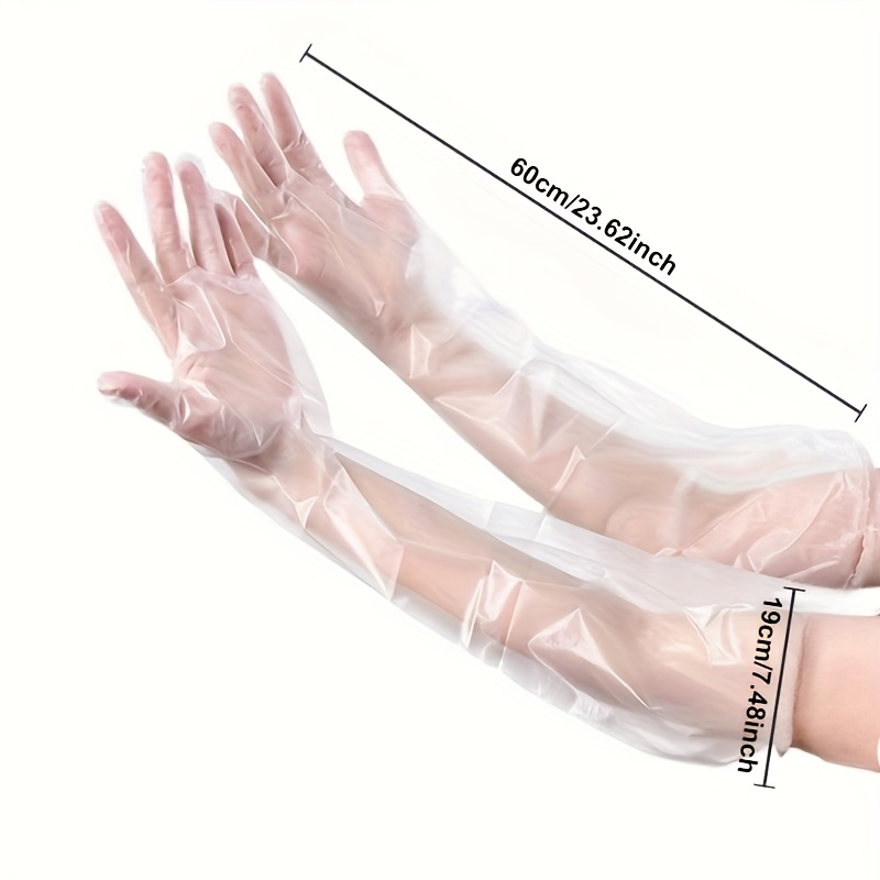 30 шт. одноразовых удлиненных  – обзор и цена Rubber Glove Cleaning
