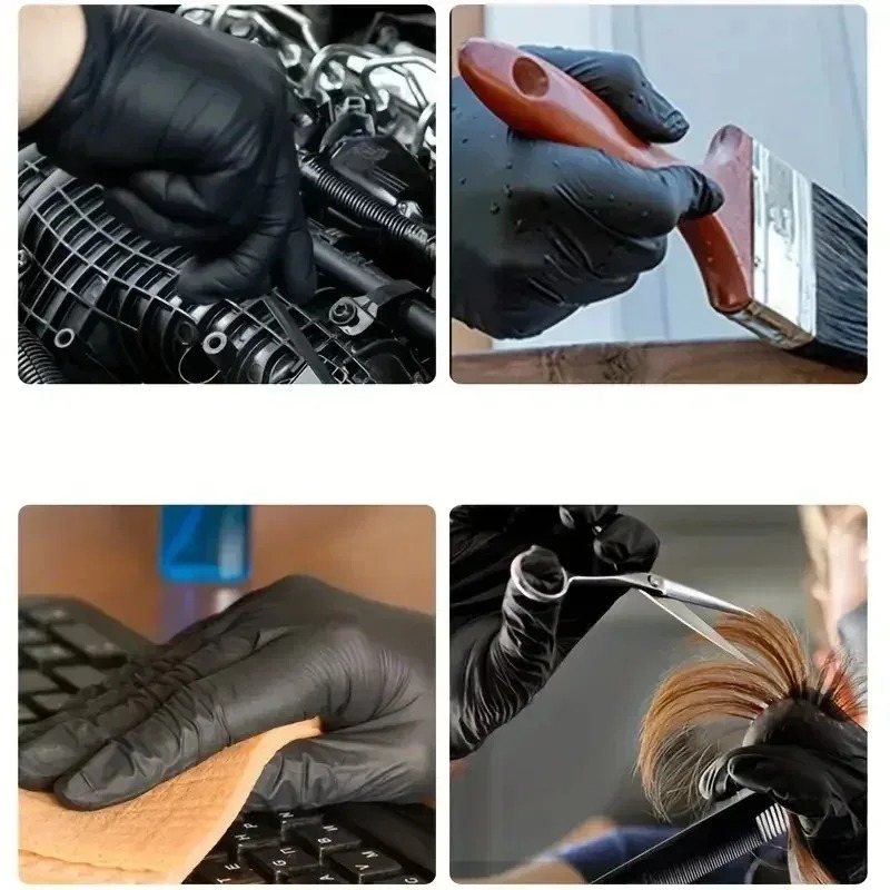 Черные одноразовые перчатки ун – обзор и цена Latex Disposable Glove
