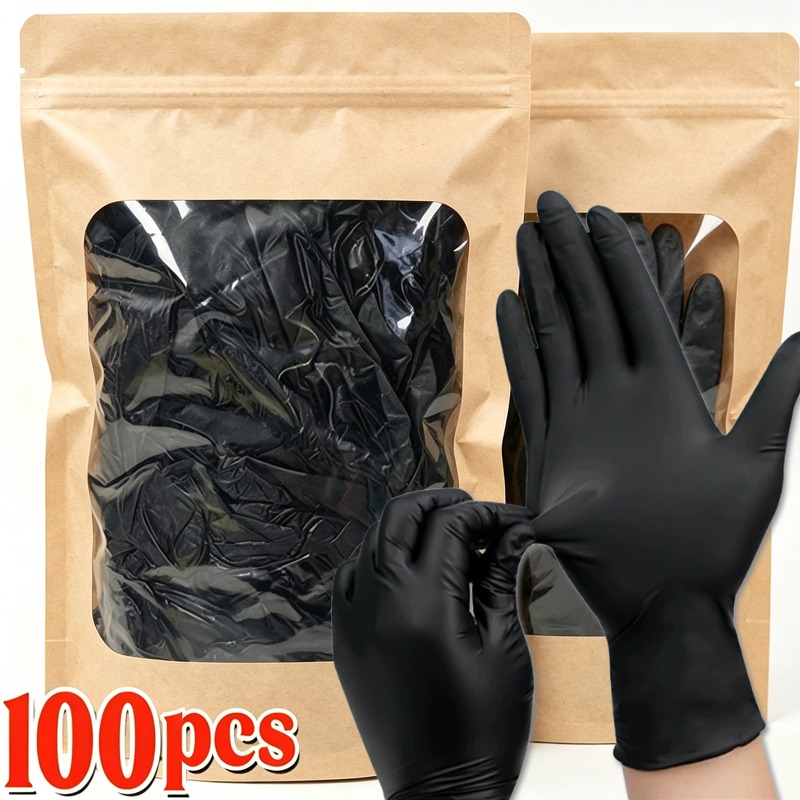 1/100 шт. Одноразовые черные п – обзор и цена Latex Disposable Glove